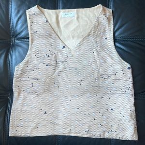 Babaton V neck crop top